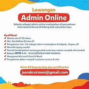 Lowongan Kerja Admin Slot Online 2022 Jakarta Selatan Olx Jakarta